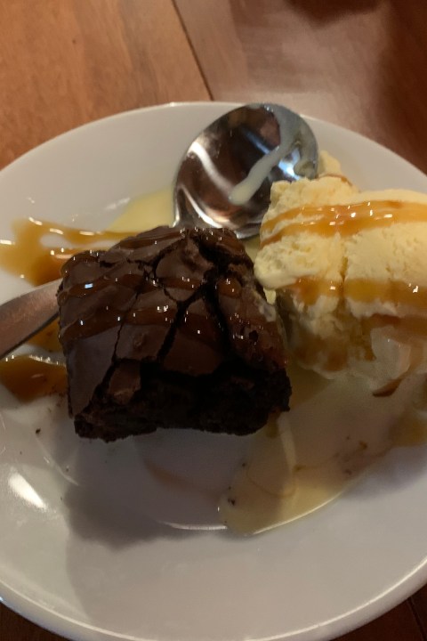 a piece of cake on a plate