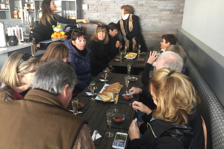 Guests enjoying a tour