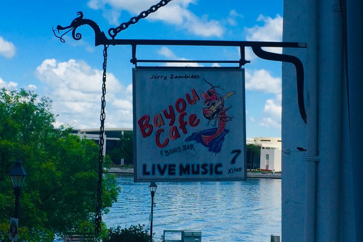 a sign on the side of a building