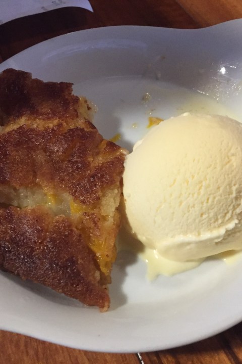 a piece of cake on a plate